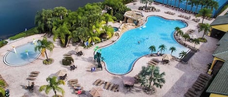 Indoor pool, outdoor pool