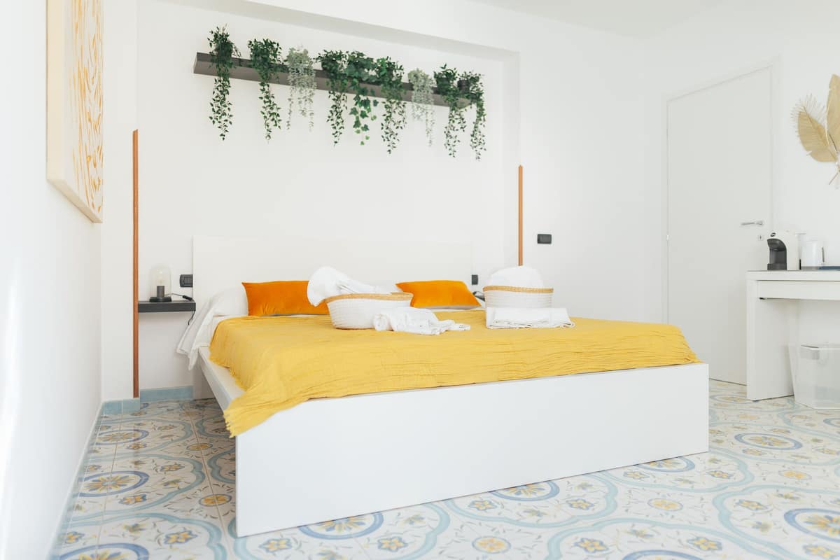 Standaard tweepersoonskamer | Italiaanse Frette-lakens, luxe beddengoed, donzen dekbedden