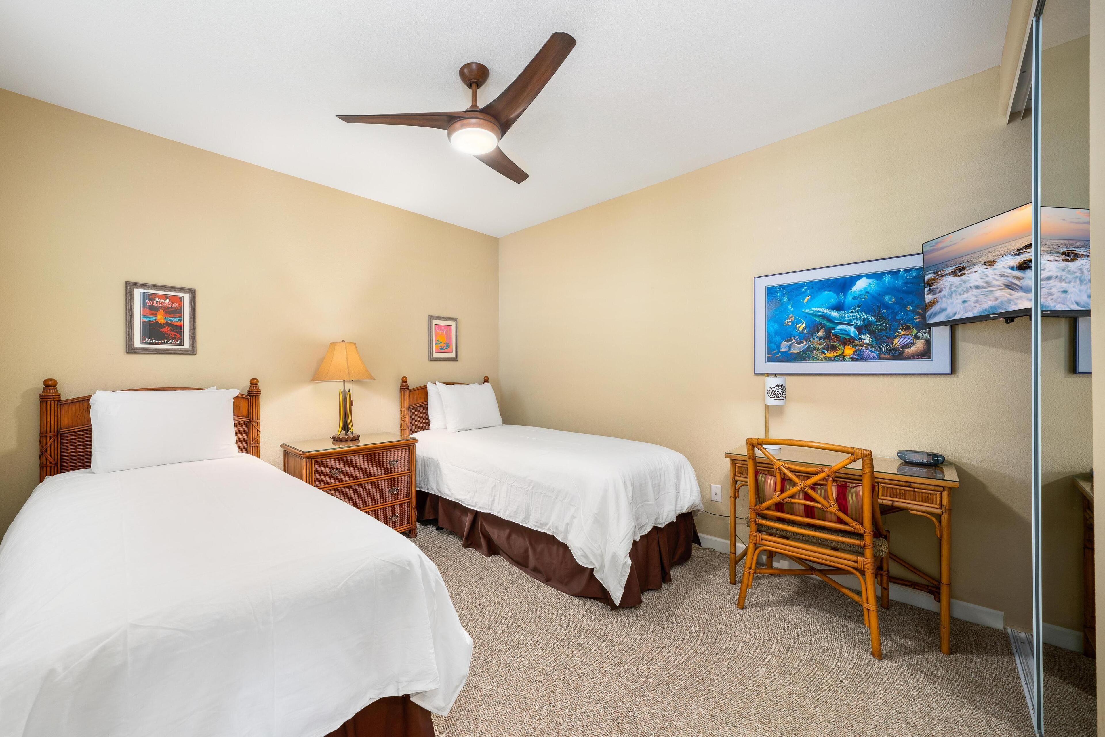 2 bedrooms, iron/ironing board, free WiFi, bed sheets