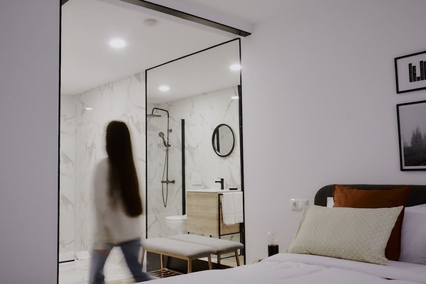 Blackout drapes, iron/ironing board (on request), WiFi (free)