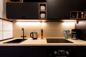 Fridge, oven, stovetop, dishwasher - Stylish apartment | 60sqm | 10min central station | king-size bed | dogs allowed! (Chemnitz)