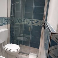 Deluxe Apartment | Bathroom | Shower, free toiletries, hair dryer, bidet