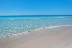 En la playa