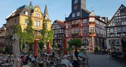 Family vacation with grandma/grandpa in a central location in southern Hesse /12P/ near a swimming lake