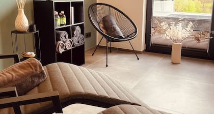 Modern vacation apartment from March 2026 with private sauna area