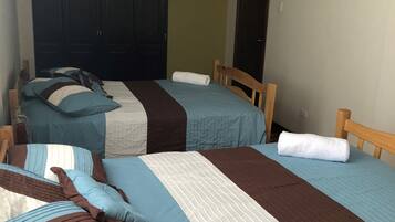 2 slaapkamers, beddengoed