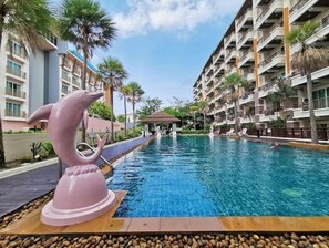 Pool - Large Apartment in Patong 5m Walk to Bangla Rd (Phuket)