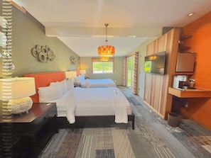 2 عدّة غرف نوم ومكواة/لوح كي وواي فاي مجانًا وملاءات أسرّة