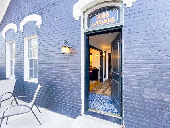 Exterior detail - The Little Black House - in the heart of RiNo! (Denver)