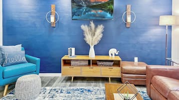 TV connectée, cheminée