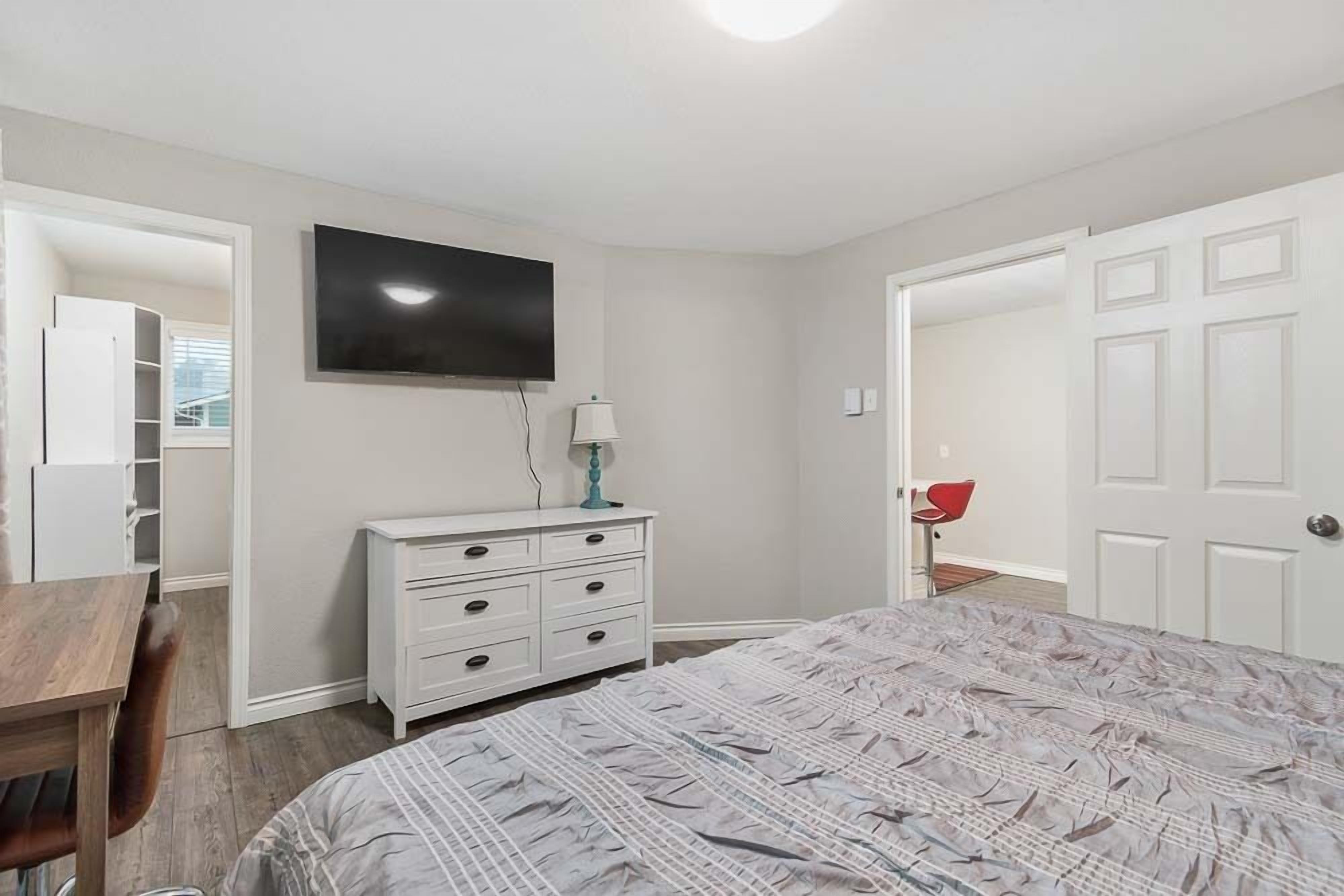 3 soveværelser, skrivebord, strygejern/strygebræt, gratis Wi-Fi