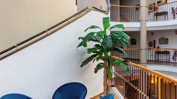 Sitteområde i lobbyen