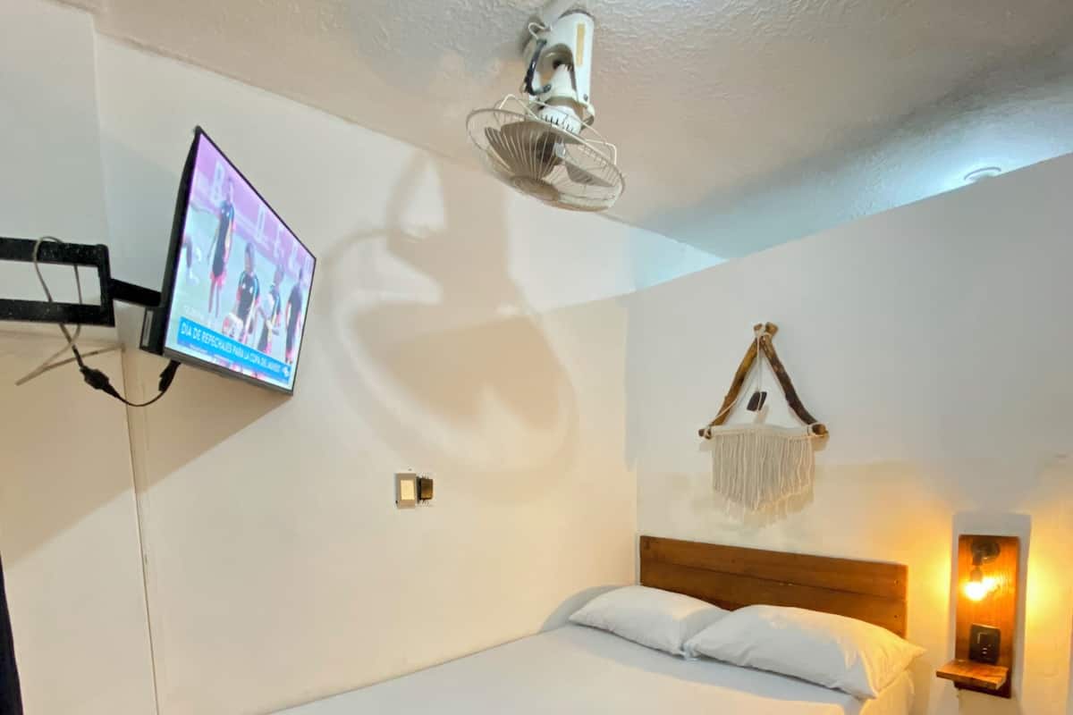 Economy Room | Hypo-allergenic bedding, individually decorated, blackout drapes