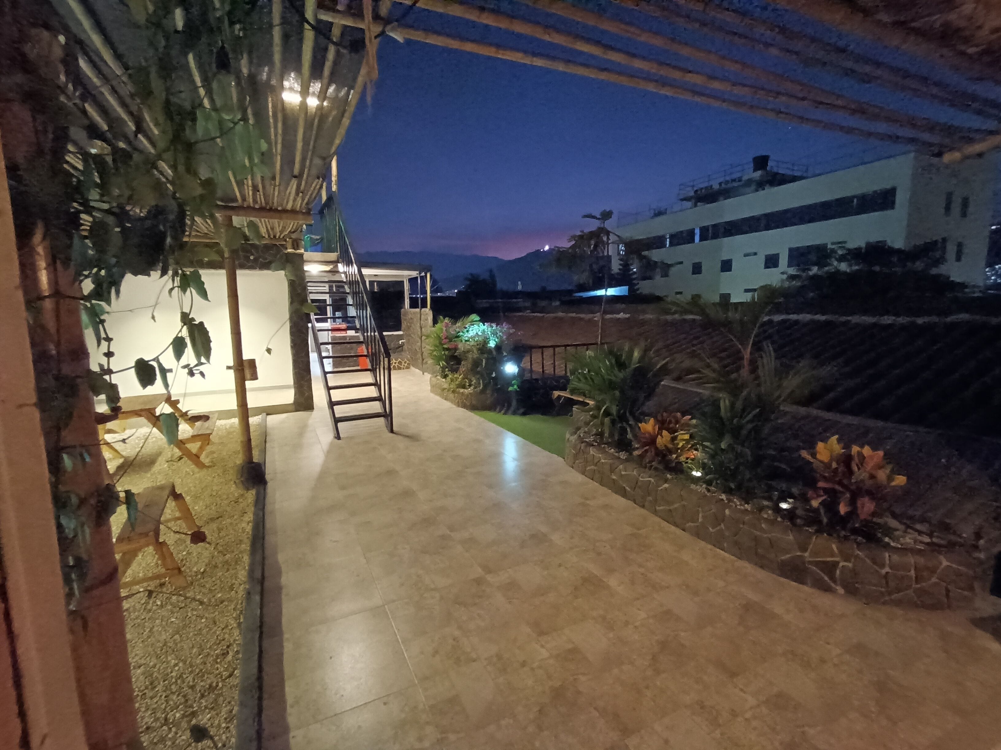 Terrasse sur le toit