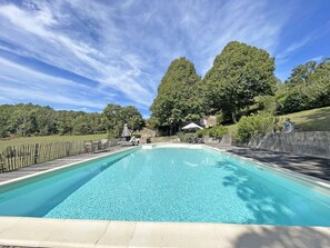 Pool - L’Ecrin champetre, private swimming pool (PAUNAT)