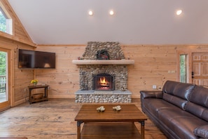 TV, fireplace, ping pong