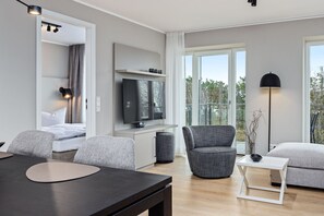 2 slaapkamers, een strijkplank/strijkijzer, wifi