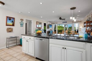 Condo, 2 Bedrooms, Balcony, Partial Ocean View (KPL-55) | Private kitchen | Fridge, microwave, oven, coffee/tea maker