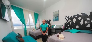 Minibar, in-room safe, blackout curtains, free WiFi