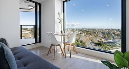 Up in the cloud with entire view of Ponsonby