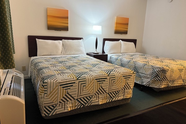 Deluxe Double Room, 2 Queen Beds | Egyptian cotton sheets, premium bedding, desk, blackout drapes