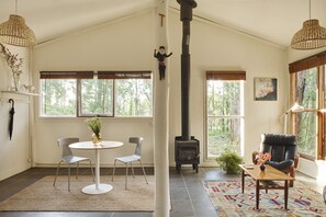 Interior - A bright spacious private timber cabin, on a beautiful 11acre off-grid property! (Reidsdale)