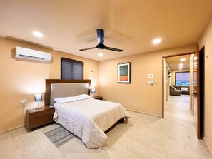 2 slaapkamers, een strijkplank/strijkijzer, gratis wifi, beddengoed