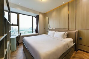 Deluxe Apartment | Premium bedding, pillowtop beds, free minibar, desk - Midtown by Saigon (Ho Chi Minh City)