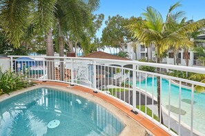 Pool - Alassio studio room overlooking the large pool area. (Palm Cove)