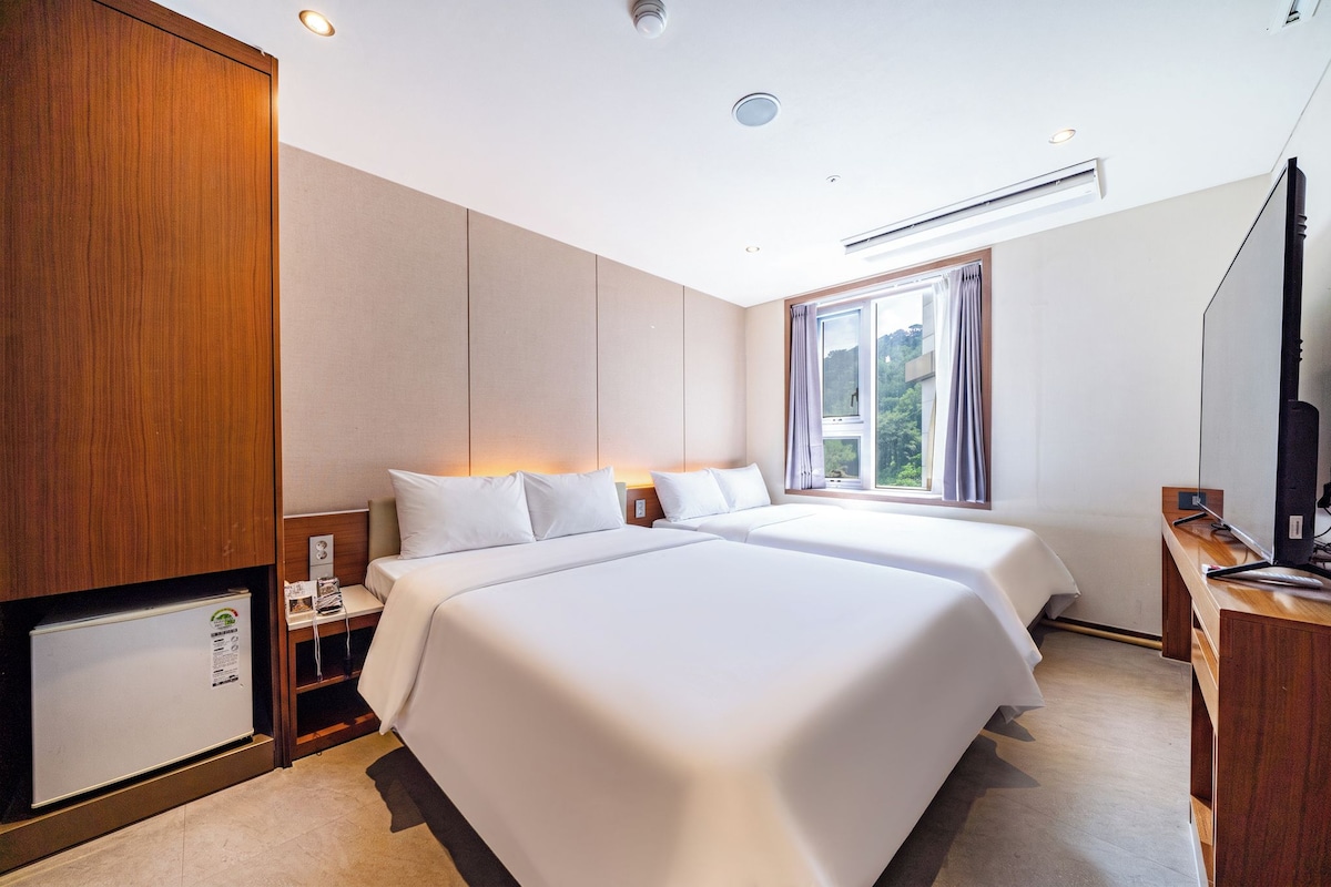 2 Double Family Room - Single-night | Premium bedding, down comforters, minibar (free items), in-room safe