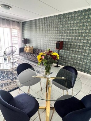 Dining - Waterfall City - Luxury, aesthetic 3 bedroom apartment, near the Mall of Africa. (Midrand)