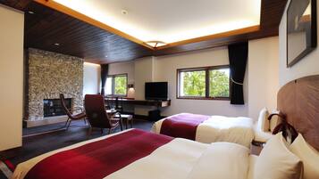 Habitació amb dos llits individuals, no fumadors (Cypress View) | Minibar, caixa forta a l'habitació i cortines opaques