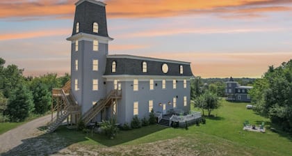 The Starlight Tower Manor, River, Arcades, Observatory, Theater by RedAwning