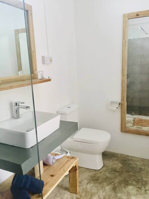 Shower, jetted bath, hair dryer, towels - Otium Studio 3 Le Morne (Coteau Raffin)