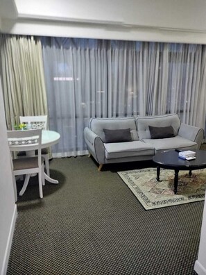 Tradisjonell leilighet, byutsikt | Utsikt fra rommet