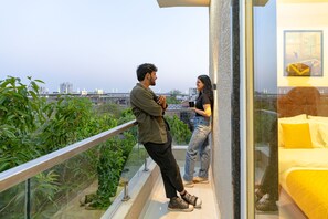 Habitación doble Deluxe | Vista del balcón