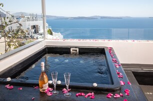 Panoramic Villa, 3 Bedrooms, Hot Tub, Sea View | Terrace/patio