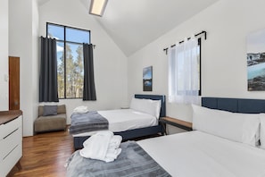 3 habitaciones, tabla de planchar con plancha y wifi gratis 