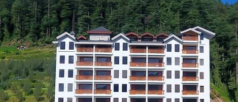 Façade de l’hébergement