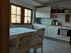 Fridge, oven, dishwasher, electric kettle - Apartment Elbblick with 50 sqm - central location (Königstein)