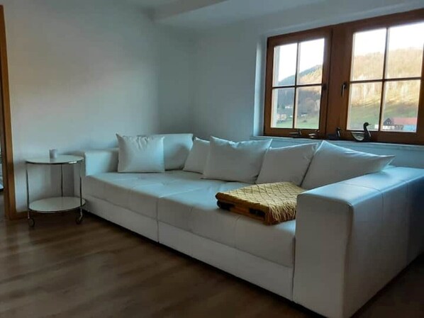 Living area - Apartment Elbblick with 50 sqm - central location (Königstein)