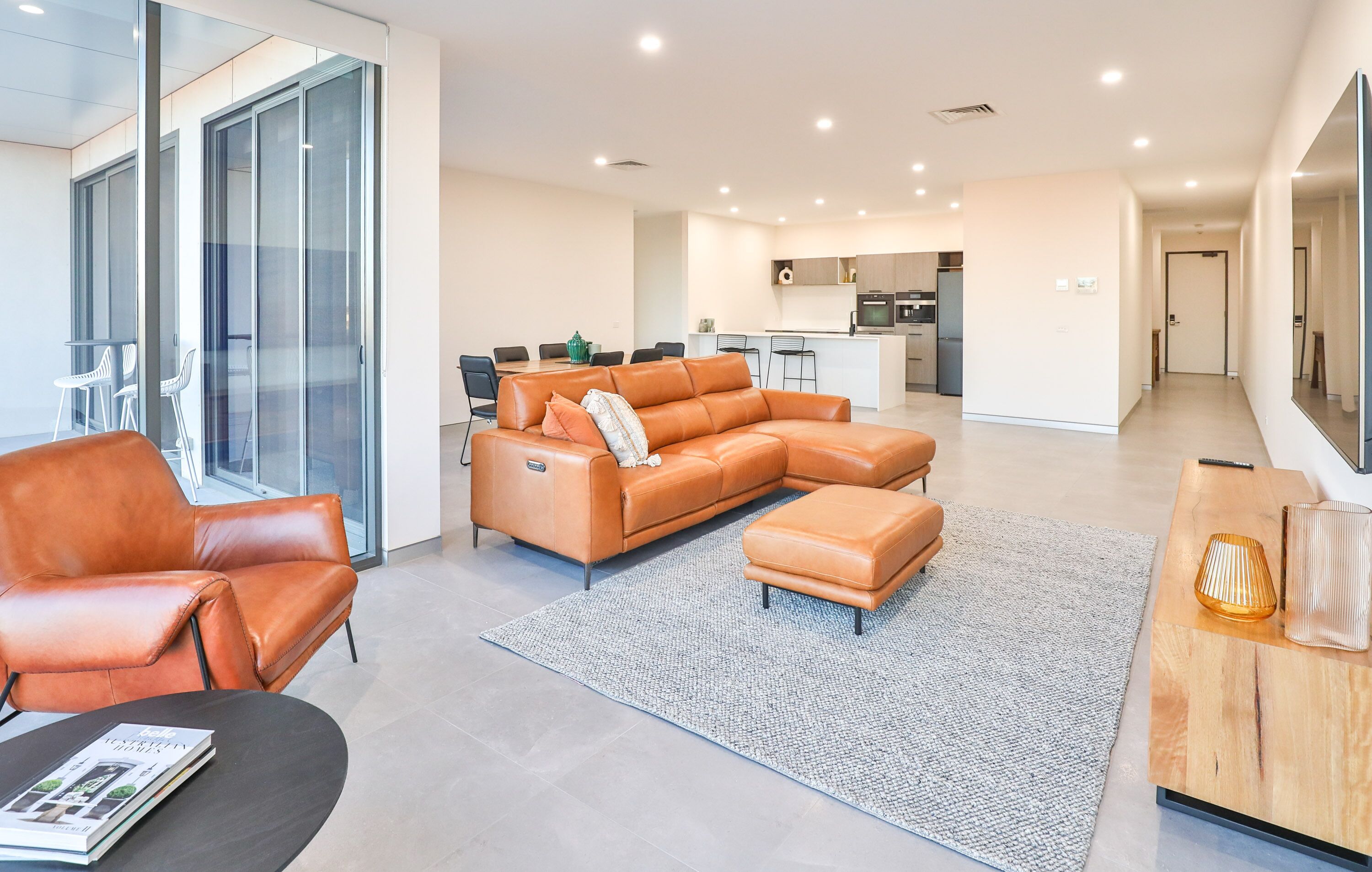 Penthouse, 3 Bedrooms, City View | Living area