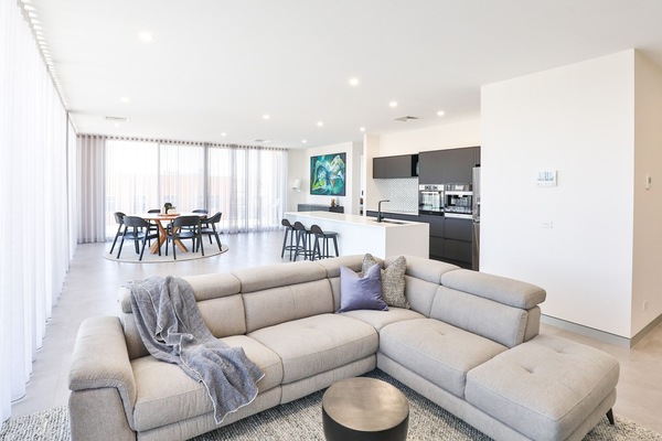 Penthouse, 2 Bedrooms, City View | Living area