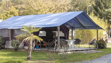 Eenvoudige tent | 2 slaapkamers, geluiddichte muren