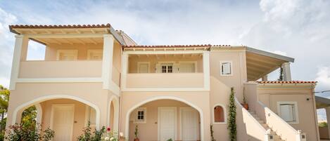 Fassade der Unterkunft