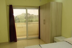 2 室のベッドルーム、WiFi、ベッドシーツ