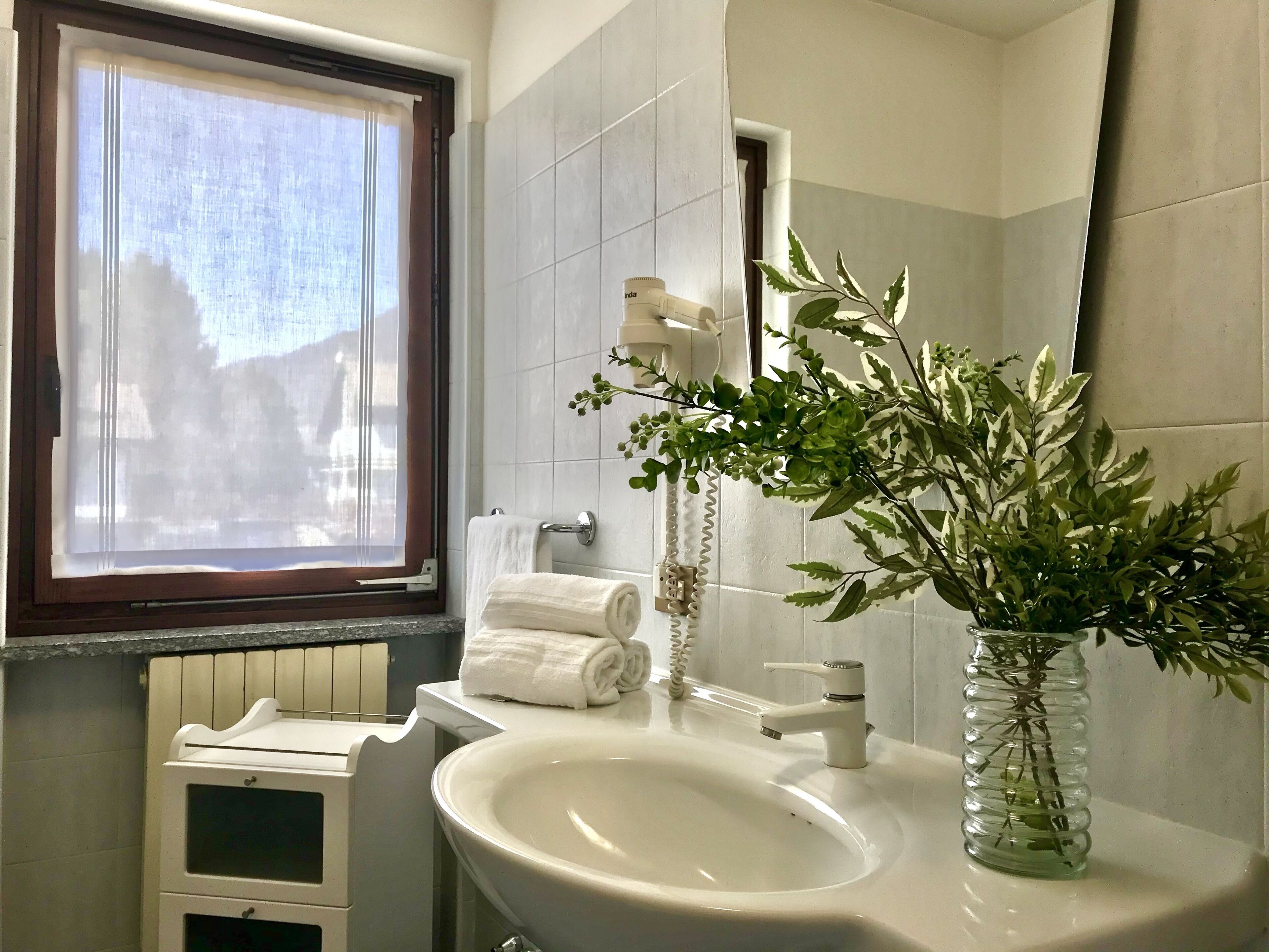 Dusche, Haartrockner, Bidet, Handtücher