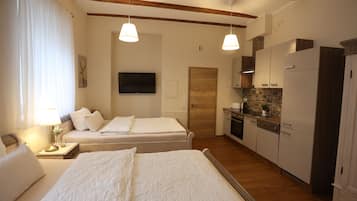 Departamento estándar | 1 habitación, ropa de cama hipoalergénica y escritorio