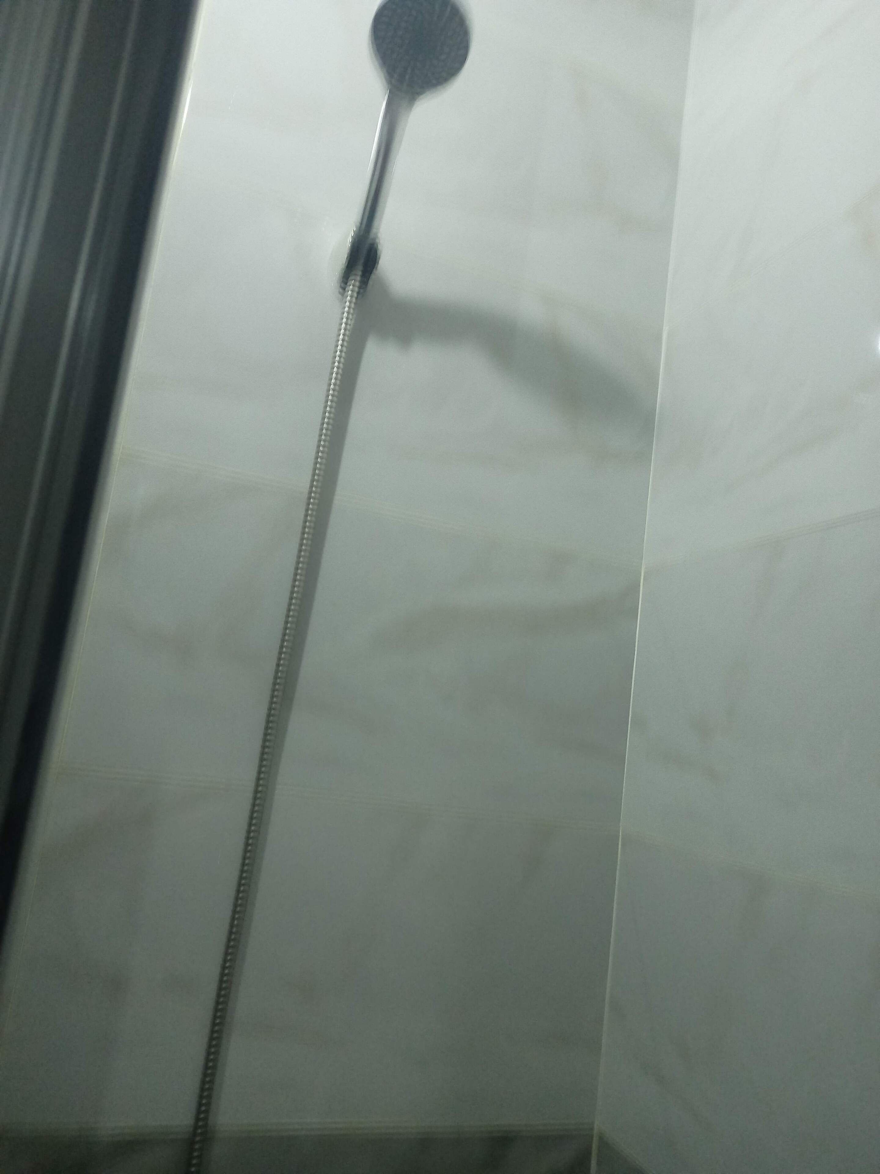 Shower, towels, soap