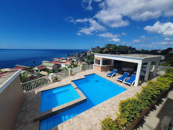 Premium Apartment, 2 Bedrooms, Ocean View, Poolside | City view from property - VIP Residence Dominica (Roseau)